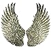 1 Pair Embroidered Iron on Patches for Clothes Wings Design Sequins Motif Applique,5.1