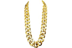 Adjustable Plastic Big Chunky Hip Hop Chain Necklace 36" (Width 1.34inches)