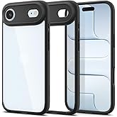 Spigen for iPhone Air Case, Ultra Hybrid [TPU Covered Camera Control] [Anti-Yellowing] [No Magnet Ring] - Matte Black