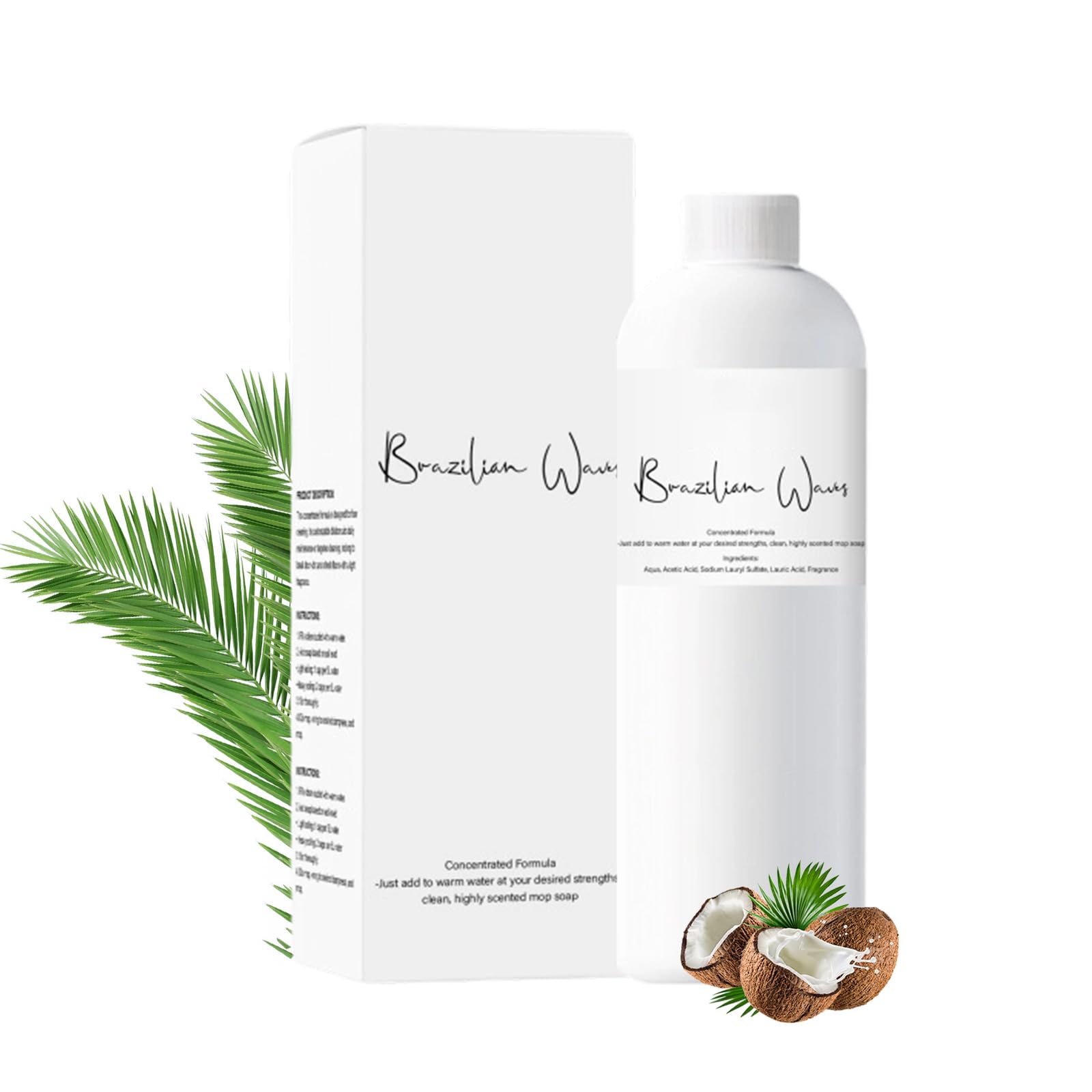 Photo 1 of **MISSING SOME PRODUCT**
Brazilian Waves Mop Soap,Multi-Surface Floor Cleaner for Bathroom & Kitchen,R&W Mop Soap Brazilian Wave,Mop Soap For Floor Cleaning,Leaves a Luxurious Lasting Scent(120ml)