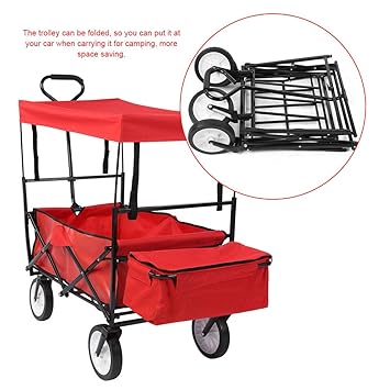 pull along camping trolley