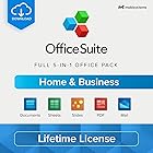 OfficeSuite Home & Business 5 in 1 Office Pack Documents, Sheets, Slides, PDF, Mail & Calendar Lifetime License 1 Windows PC 