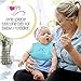 Suction Plate for toddlers, Baby Silicone Bib, Baby Spoon- Baby Feeding complete set. By IBB (blue)