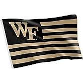 Desert Cactus Wake Forest University WFU Flag - 3 x 5 Feet Demon Deacons Banner, Indoor/Outdoor Durable Fabric, 100% Polyester Design (Style Nation)