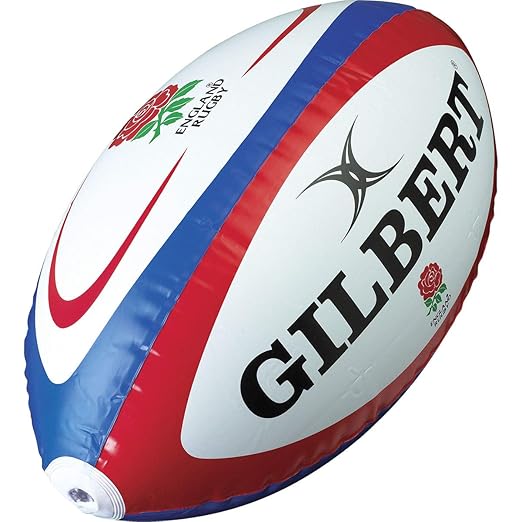 Gilbert England Inflatable Rugby Ball [60cm] Amazon.co.uk Sports