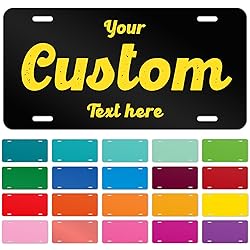 Sigo Signs Custom License Plate for Front of