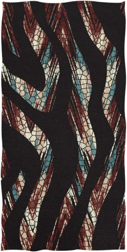 Mnsruu Hand Towels, Animal Print Zebra Texture Soft Hand Towel For Bathroom, Kitchen, Hotel spa