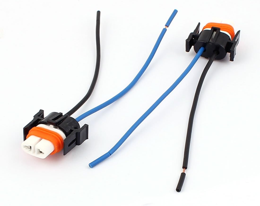 Ceramic Car Headlight H11 Socket Wiring Harness Connector 2Pcs, Pigtails & Sockets Amazon Canada