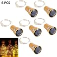 Guirlande LED Rechargeable USB Pour Bouteille - 2 Mètres, 12-14h D'autonomie - Décoration Fête, Noël, Mariage - 12
