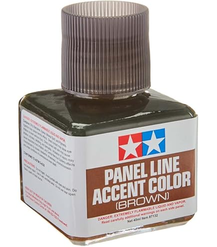 Amazon.com: Tamiya 87131 Panel Line Accent Color Black 40ml : Arts