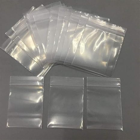 Amazon Co Jp 100本の厚い透明な小さなジップロックプラスチック袋baggiesジップロックジップzip形式のロック再閉鎖可能なクリアポリ袋食品保存袋 Color 0 12mm Size 7cmx10cm Only 50pcs ホーム キッチン
