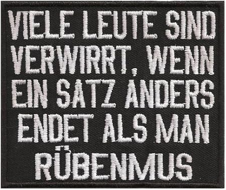 Viele Leute Sind Verwirrt Lustiger Spruch Sticker Aufnaher Abzeichen Patch Amazon De Auto