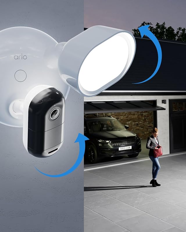 Floodlight 2, Caméra de Surveillance WiFi 2K HDR, 1 Caméra