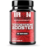 Iron Brothers Supplements Testosterone Booster for Men – Tongkat Ali, Tribulus, Ashwagandha & DIM – Muscle Growth & Estrogen 