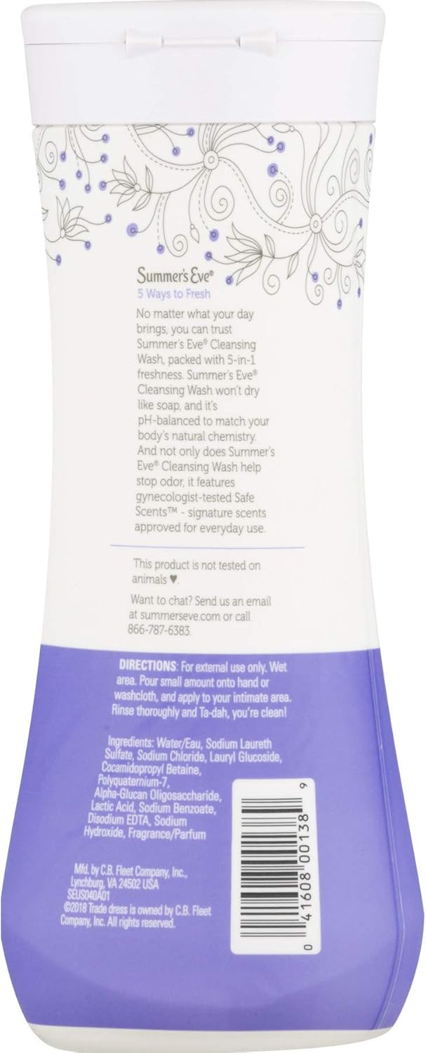 Summer's Eve Cleansing Wash Delicate Blossom, 3 Count: Health & Personal Care