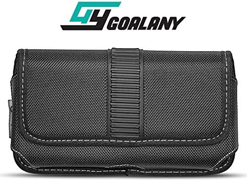 GOALANY Universal Holster Case for Large Phone, iPhone 8 Plus, iPhone x 10,7 Plus, 6/6s Plus, Galaxy s8 Plus/s8+, s7 edge, Galaxy Note 8,5 4,LG G6, HTC 10 one A9,Premium belt clip carrying pouch (L1)