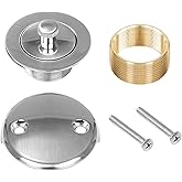 Maui - Bathtub Tub Drain Assembly, Conversion Kit, Trim Waste Overflow Face Plate (Lift & Turn Style))