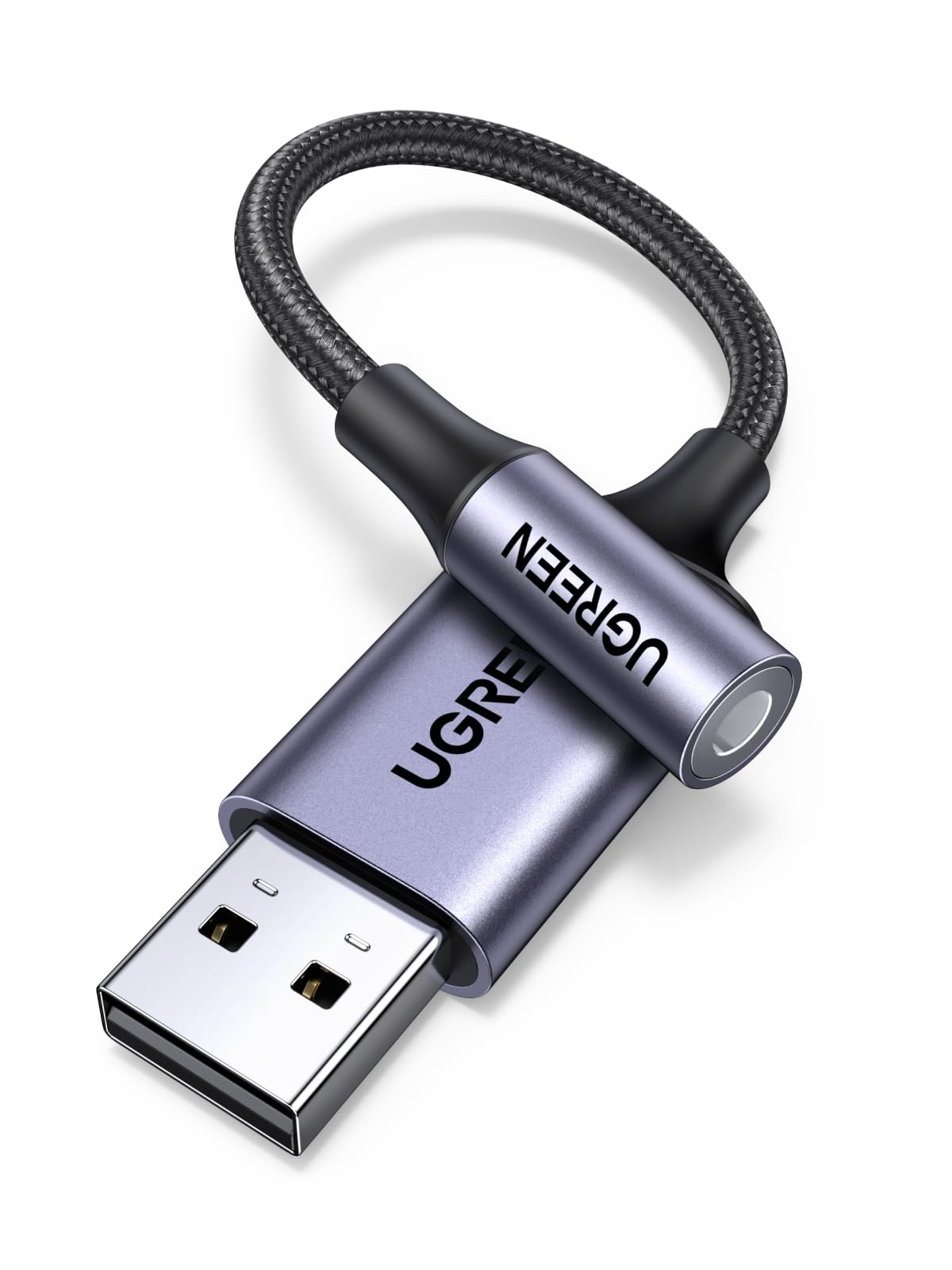 UGREEN USBオーディオ 外付け変換アダプタ USB2.0 to 3.5mm ユーグリーンの商品画像