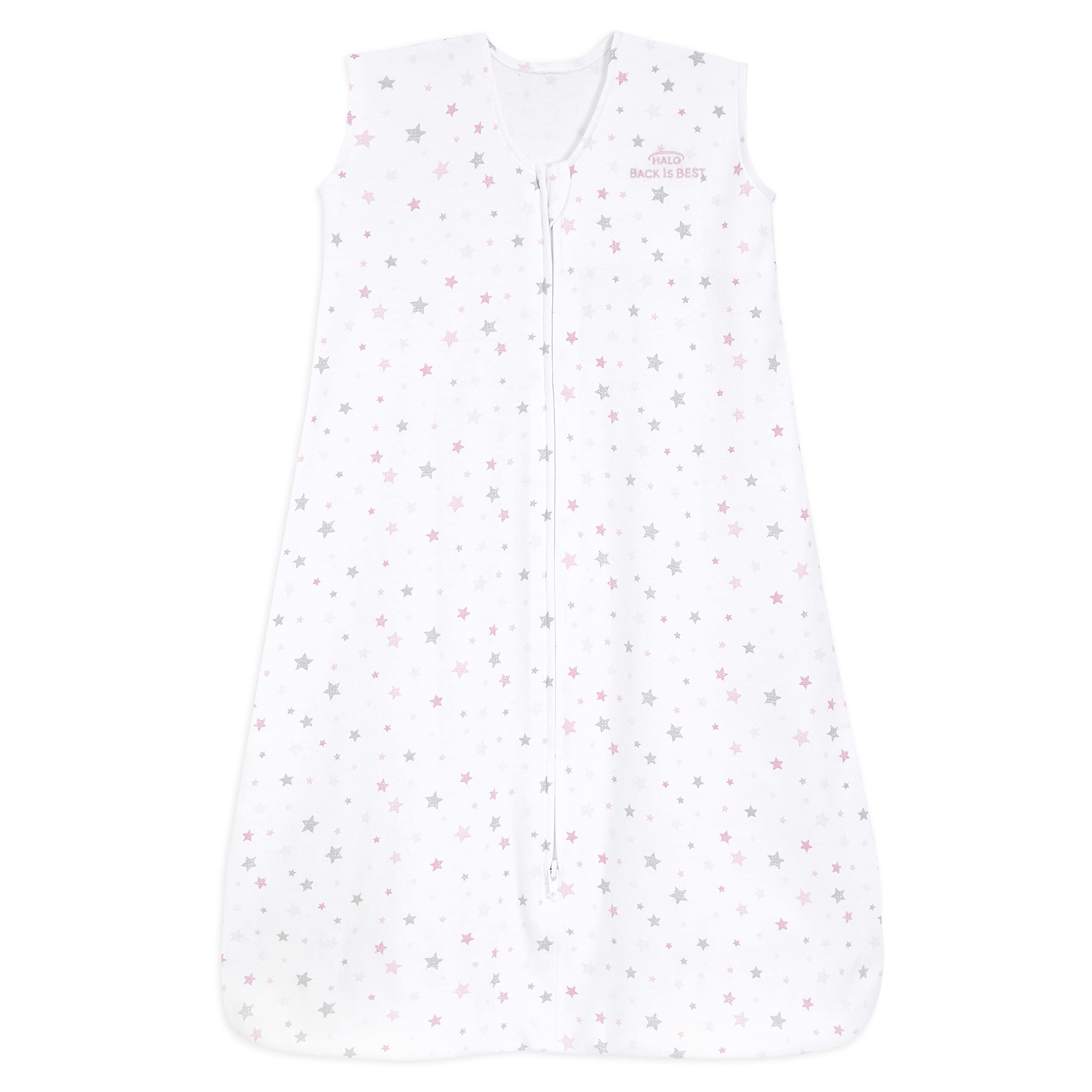 HALO SleepSack, 100 Cotton Wearable Blanket, Swaddle Transition Sleeping Bag, TOG 0.5, Twinkle