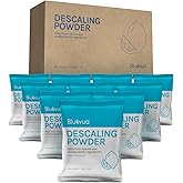 Bluevua Descaling Powder, Organic Citric Acid | Removes Scale and Build-Up, 10 Uses &amp; Individually Packed for Each Use