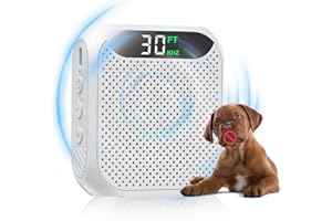 MALOK Anti Barking Devices, 30FT Effective Range and 3 Adjustable Modes, Rechargeable Ultrasonic Bark Box Dog Barking Deterrent Devices,Suitable for All Kinds of Large and Small Dogs