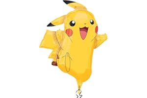Anagram International 2946001 Pikachu Shape Balloon Pack, 31", Yellow