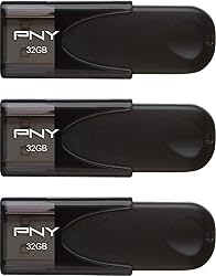 PNY 32GB Attaché 4 USB 2.0 Flash Drive 3-Pack