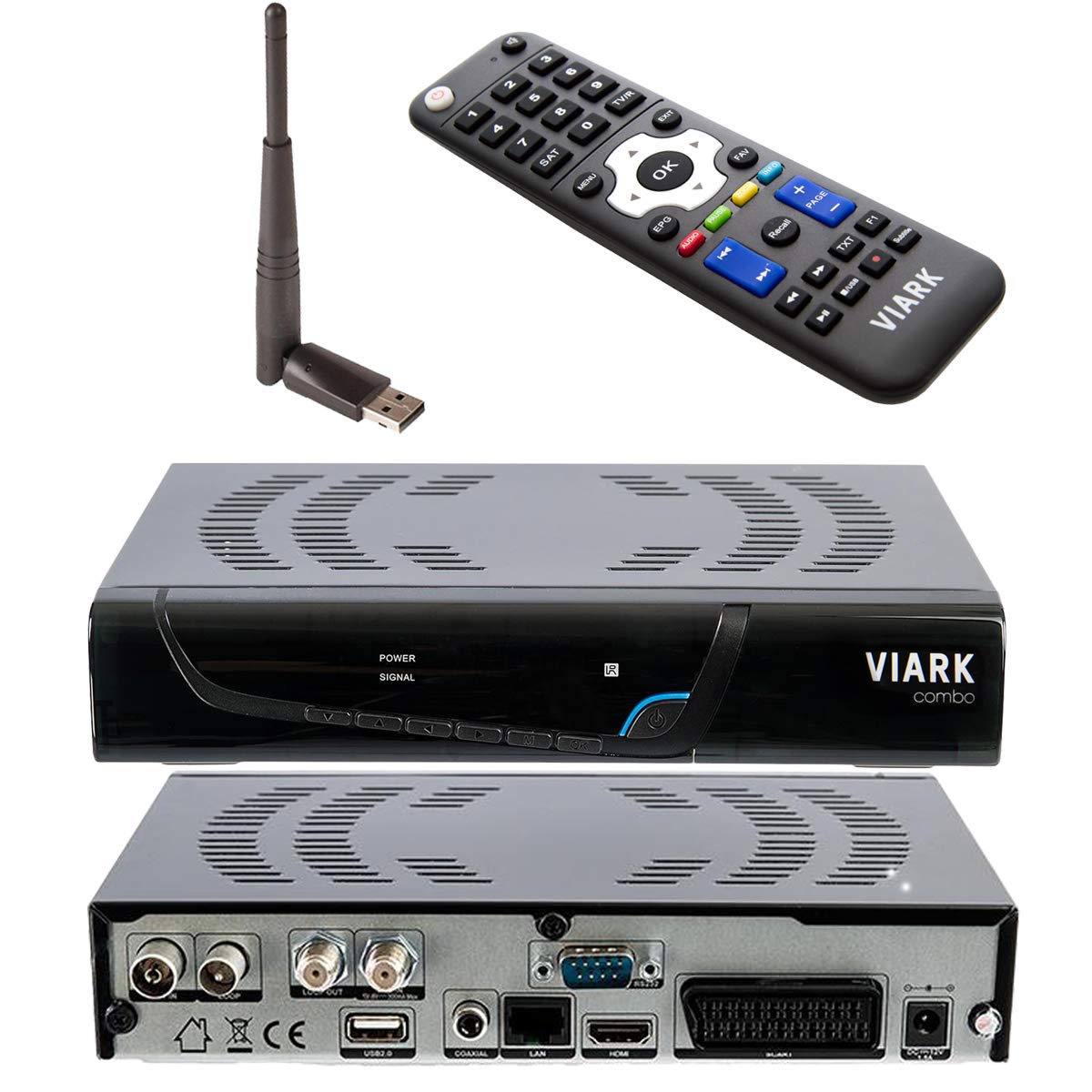 Viark combo Full HD 1080p DVBS2/C Receiver WIFI USB H.265 HEVC eBay