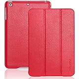 iPad mini case, INVELLOP Red Leatherette Case Cover for Apple iPad mini/iPad mini 2/iPad mini 3 (Red)