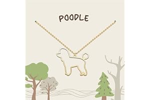 DemiJewelry Pet Dog Cat Animal Dinosaur Necklace Personalized Jewelry Birthday Gifts for Women Dainty Cute Dog Cat Animal Dinosaur Pendant Silhouette Gift for Girls Boys