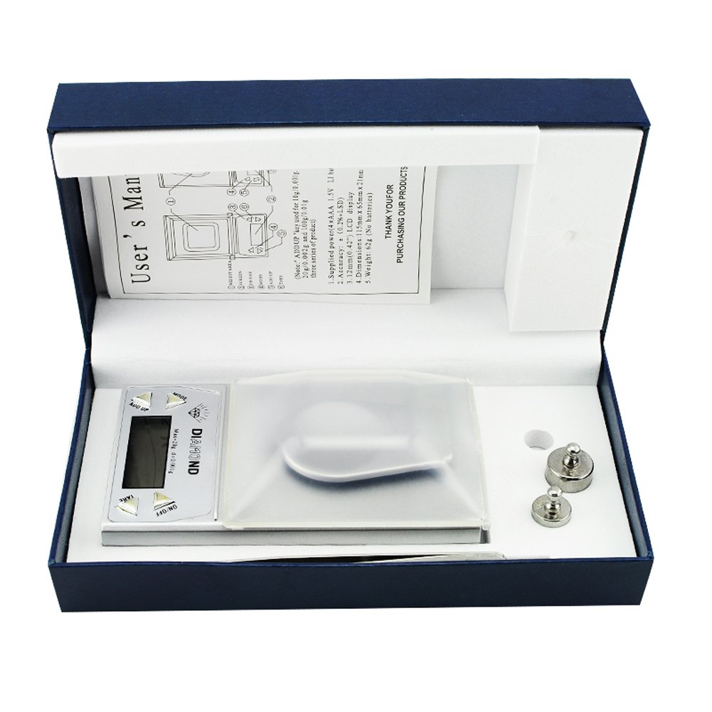 Careshine Mini Digital Pocket Gram Scale for Weighing Gems, Jewelry and materiels or medication20g x 0.001g