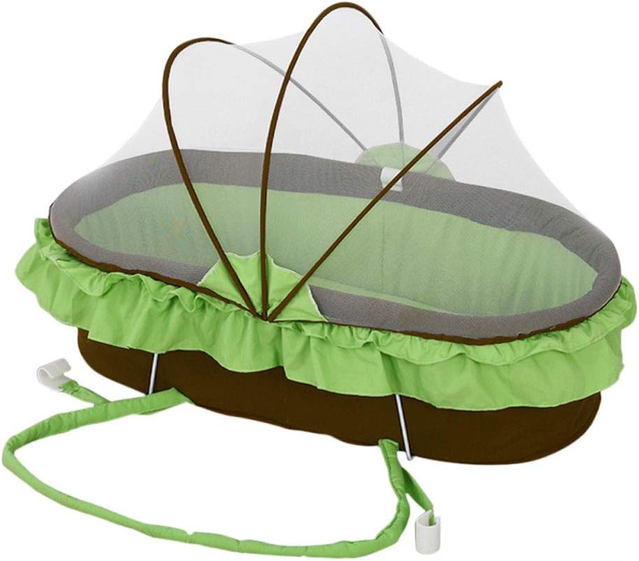 baby's bed in the shape of a basket