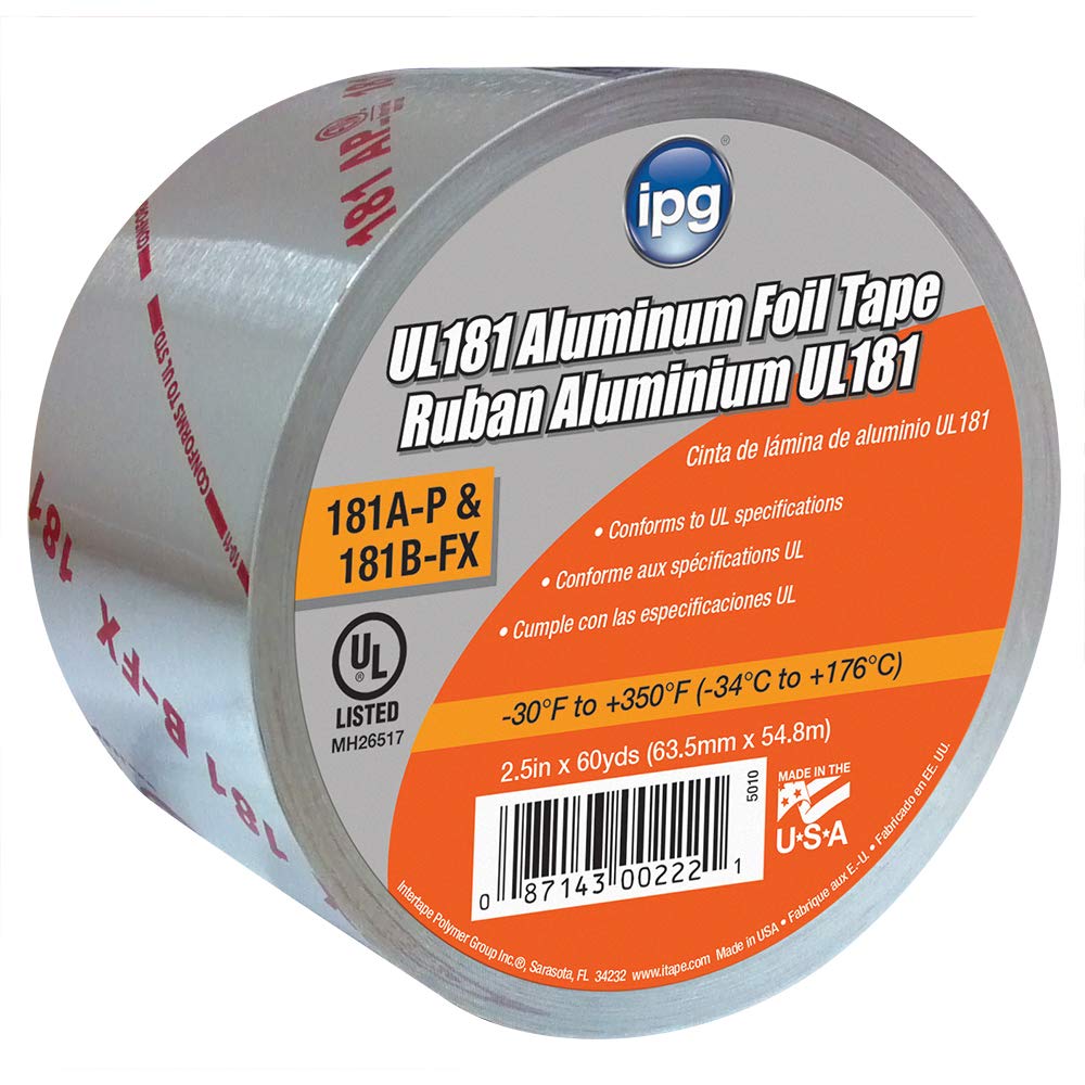 5008 Group Polymer Intertape UL181 Tape Foil Aluminum Electrical Tape