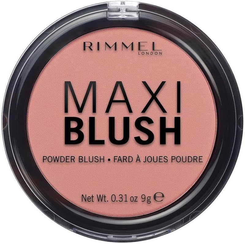 Rimmel London Maxi Blush Exposed 9g Lightweight Buildable Pigmented Powder