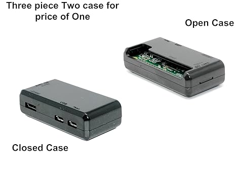 SB Raspberry Pi Zero Case - **ACCESS to all Ports **mounted in 30 seconds OPEN (Black): Amazon 