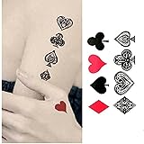 Oottati Small Cute Temporary Tattoo Hearts of
