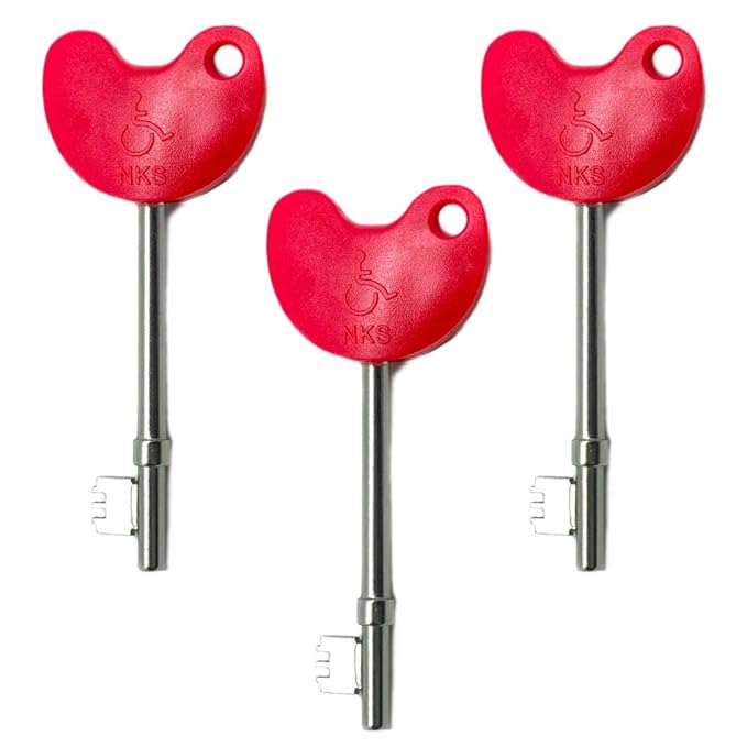 Radar NKS Disabled Key with Braile (Pack of 3) Amazon.co.uk DIY & Tools