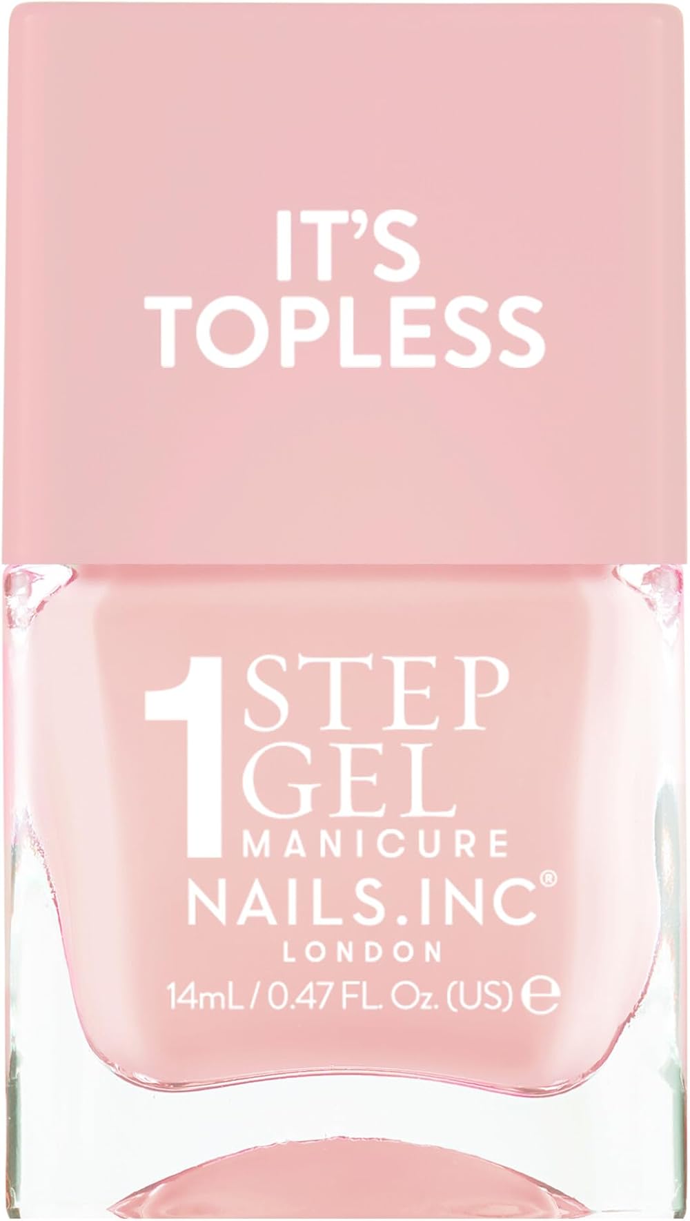 Nails.INC Its Topless Trinny Peach Gel-Like Nail Polish 4-in-1
