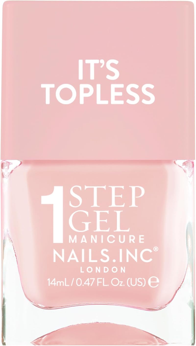 Nails.INC Its Topless Trinny Peach Gel-Like Nail Polish 4-in-1