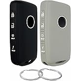 REPROTECTING Silicone Rubber Key Fob Cover Compatible with 2019-2025 Mazda 3 6 CX-30 CX-5 CX-9 CX-50 WAZSKE11D01 662F-SKE11D0