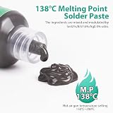 Flintronic 15g Lead Free Solder Paste 42Sn/58Bi Low Temp 138°C Syringe view 3