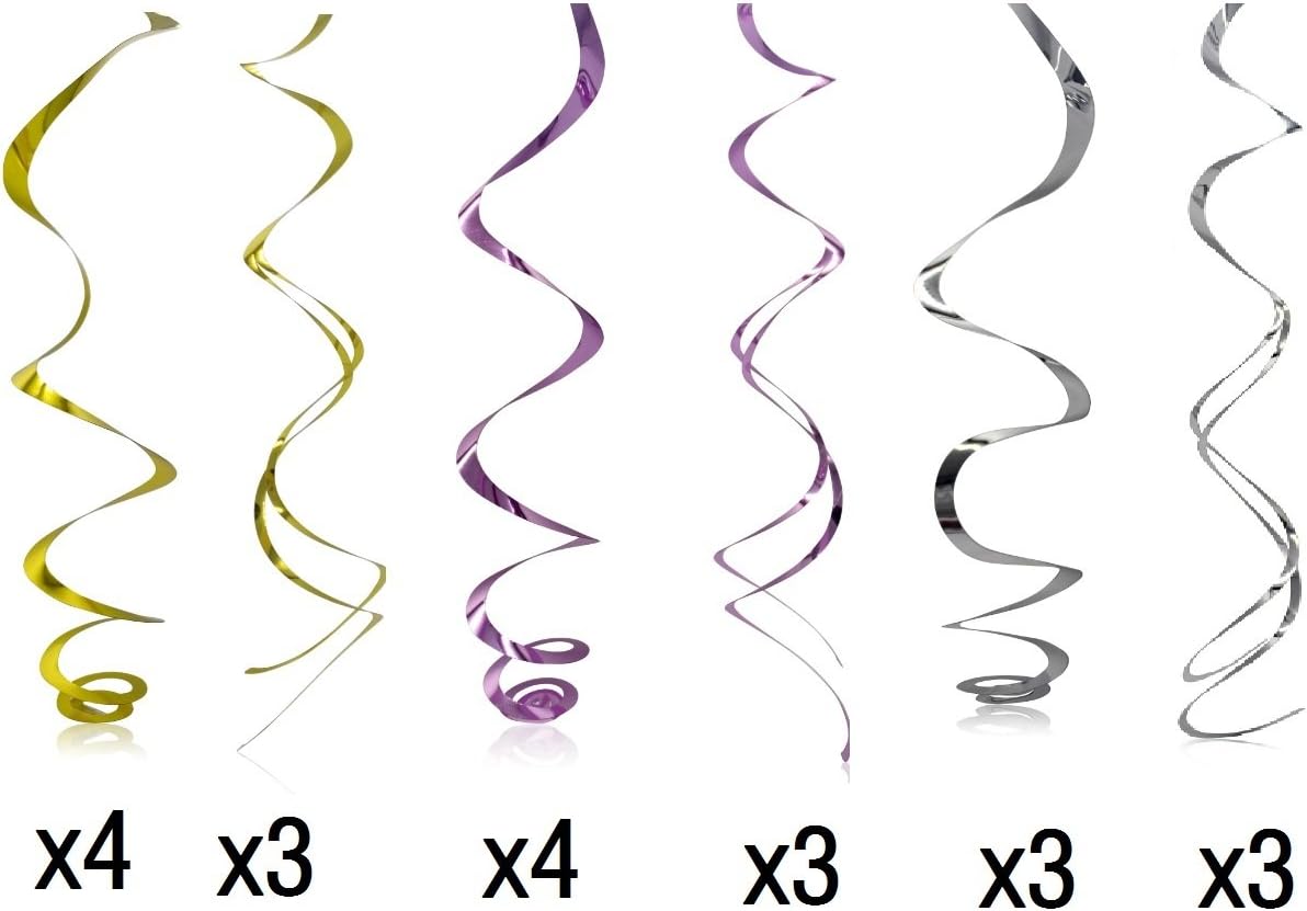 SaYaLa 30 Ct Unicorn Party Supplies and Decorations -Unicorn Hanging Swirls for Girls Birthday Party Baby shower-Unicorn Theme Party Decoration - Image 4