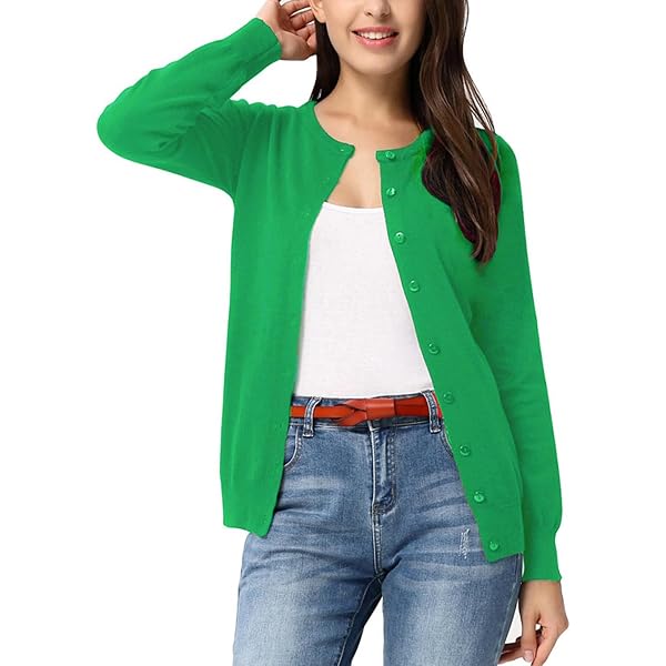 Cárdigan De Punto Para Mujer Grace Karin - Manga Larga, Con Botones, Elegante Y Cómodo, Varias Tallas