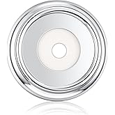 Enhon Metal Tub Spout Cover Ring, Bathroom Faucet Remodeling Wall Plate with Foam Gasket, 1-1/2 Inch ID and 3-5/8 Inch OD(Chr