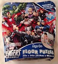 Avengers 46 Piece Shaped Floor Puzzle - Resealable Bag