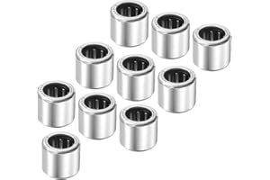 Kozelo 10pcs HF1216 Needle Roller Bearings - [12mm x 18mm x 16mm] One Way Clutch Bearing for Transmission Use, Chrome Steel Rollers