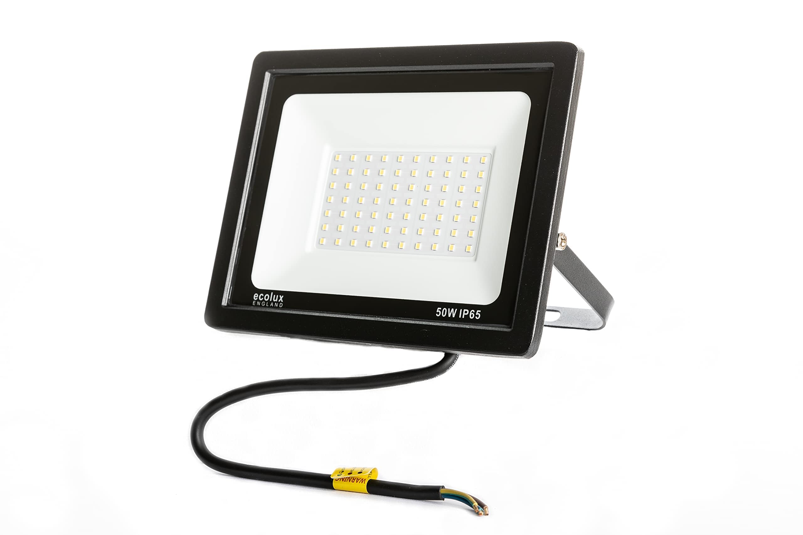 Body-Plus 50W Floodlight, 6000k Cool White Security Lights - IP65 Super Bright Outdoor Waterproof LED Light - Ideal Security Spot Lighting for Garage, Backyard, Garden, Parking Lot [Energy Class A++]