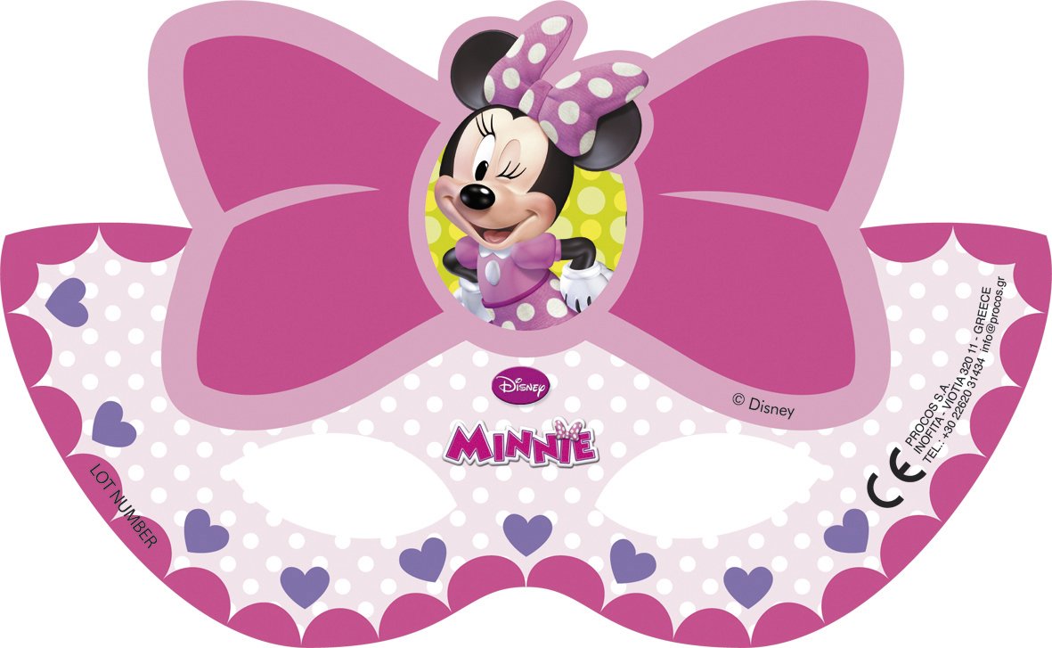 Minnie Mouse Bow-Tique Face Mask - Pack of 6