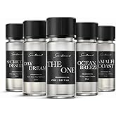 Scentiment Luxury Hotel Scents - 5 Diffuser Oil Set - 5 x 0.68 fl oz(20 mL) | Secret Desires, Day Dream, The One, Ocean Breeze &amp; Amalfi Coast - Fresh Floral, Woody &amp; Citrus Scents Home Fragrance Oils