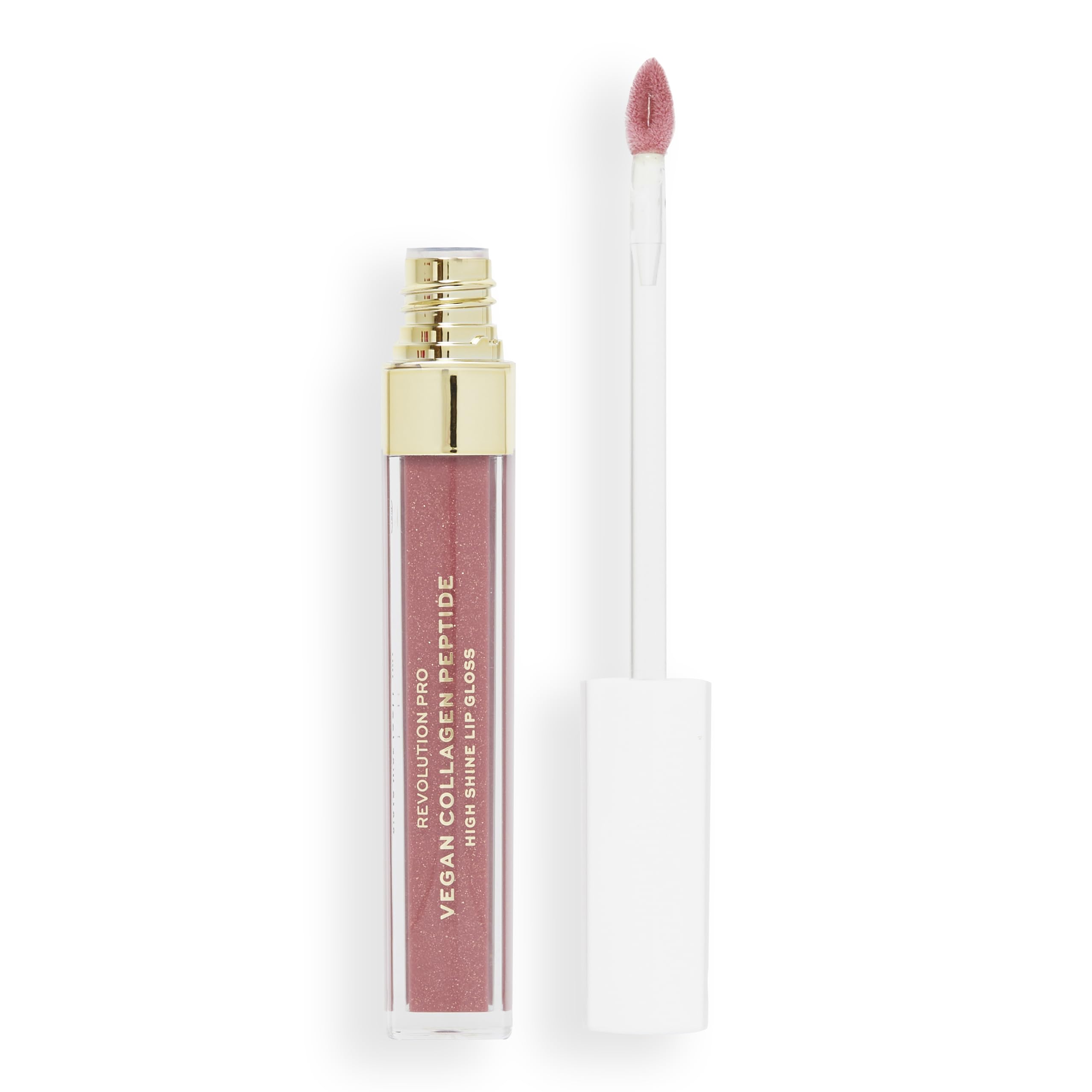 Revolution Pro Vegan Collagen Peptide High Shine Lip Gloss Stripped